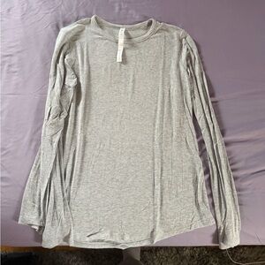 Lululemon Hold Tight Long Sleeve size 14, grey